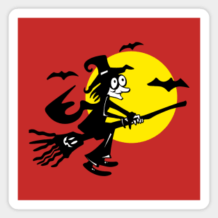 Witch Halloween classic candy parody Sticker